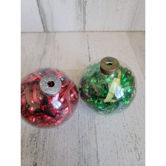 Chicago bulls green bay Packers glass ball ornament Xmas set - Picture 7 of 7